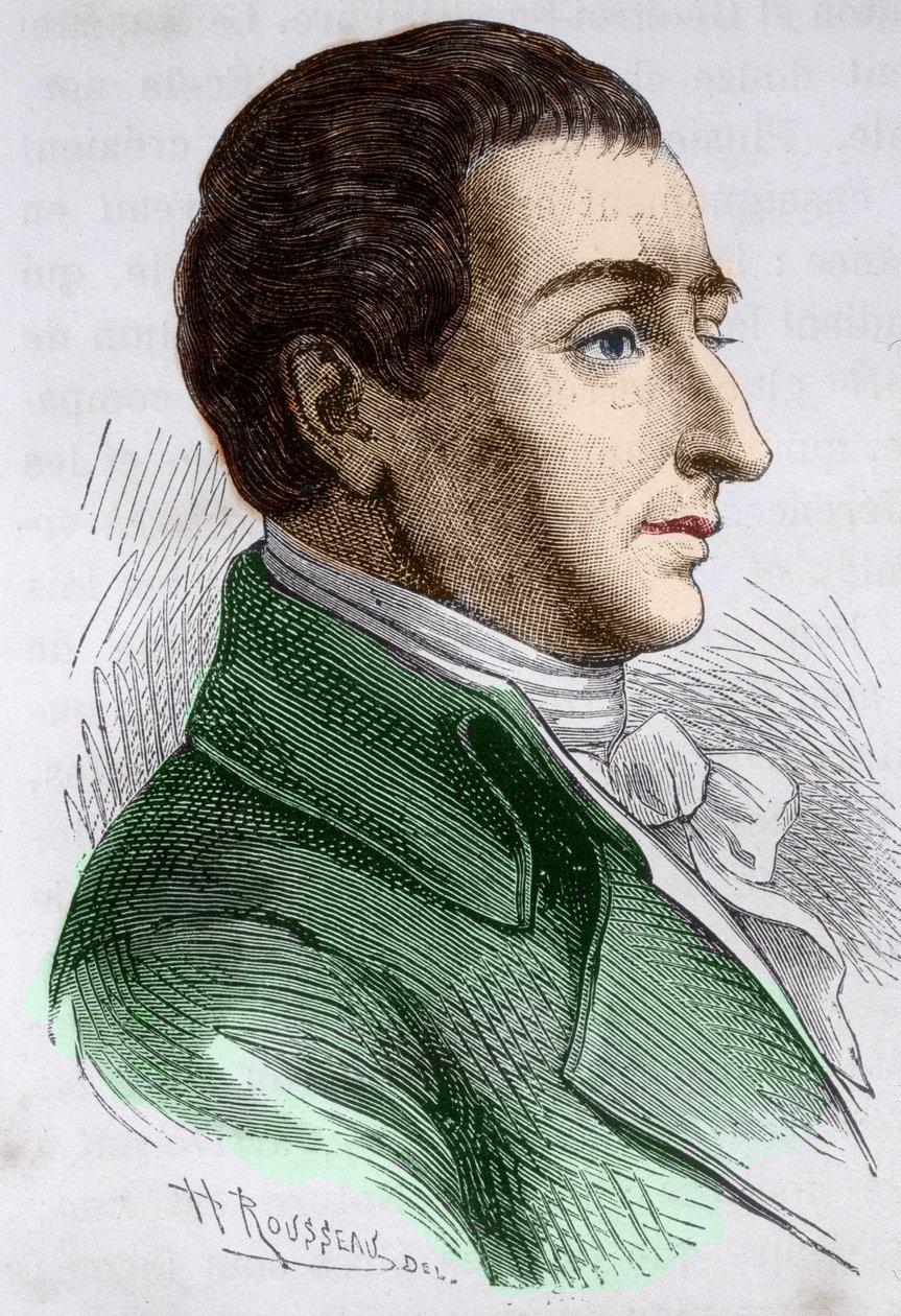Portret Josepha Louisa de Lagrange (1736-1813), francuskiego matematyka. autorstwa Unknown artist
