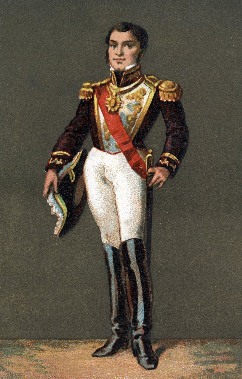 Portret Juana Manuela de Rosasa (1793-1877), argentyńskiego męża stanu. autorstwa Unknown artist
