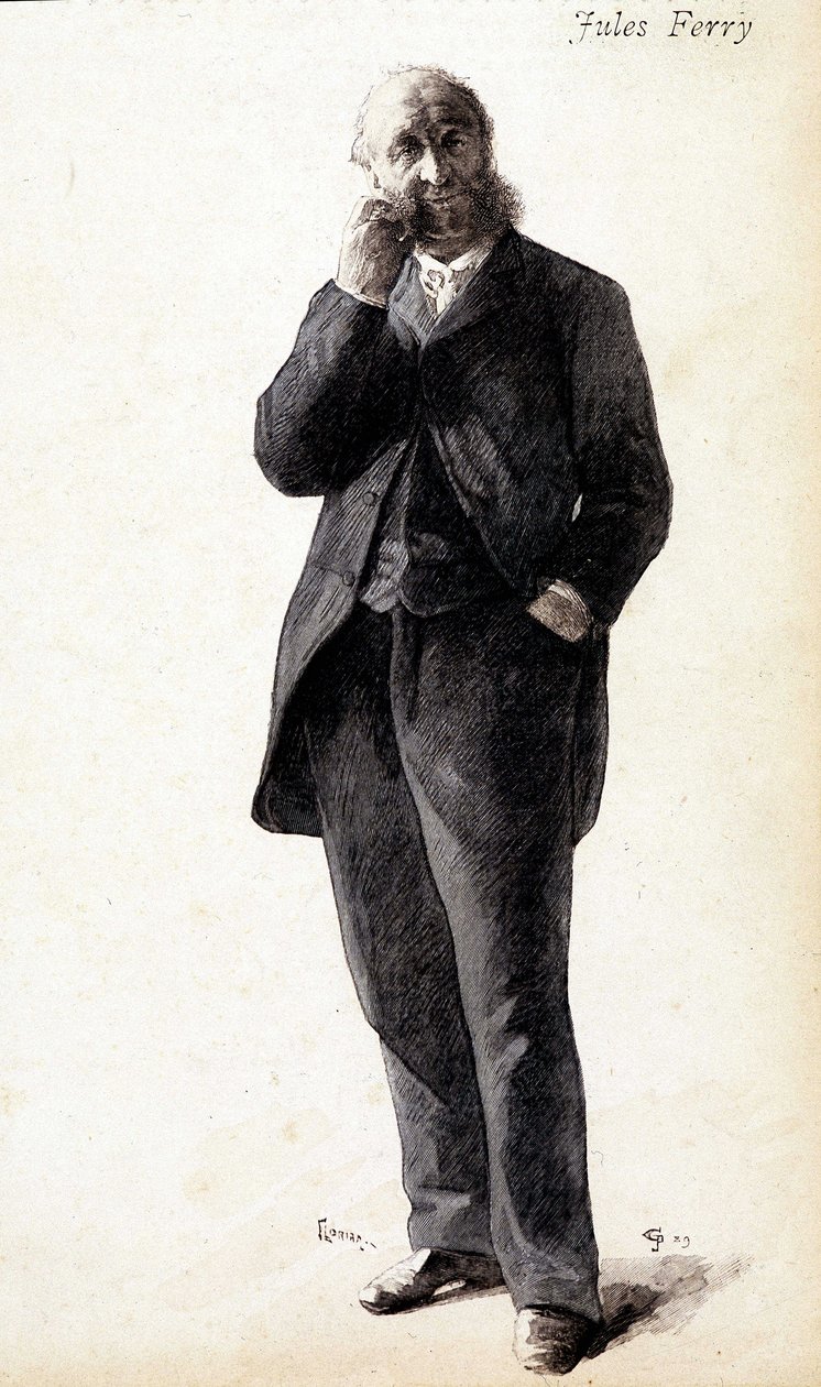 Portret Jules Ferry, ok. 1880 autorstwa Unknown artist