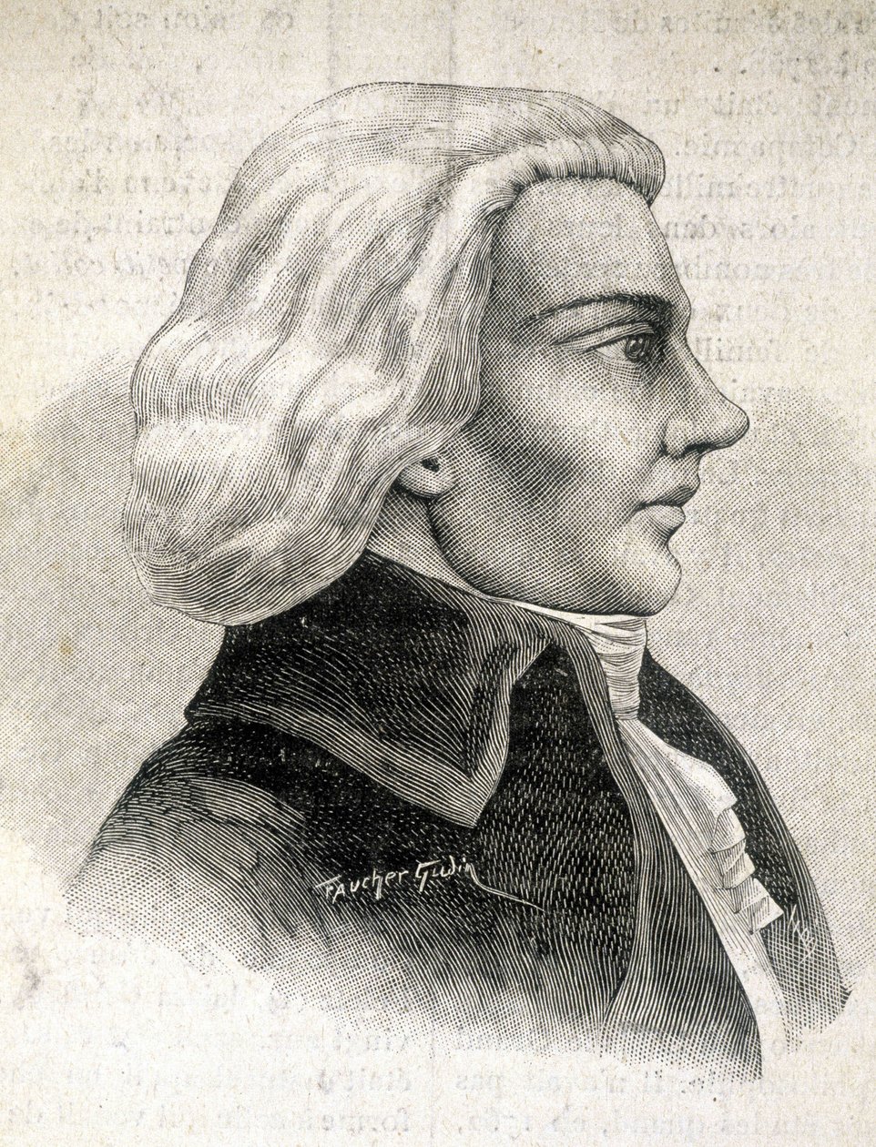 Portret Julien-Louis Geoffroy, krytyk (1743 - 1814) - w „Les Contemporains””, b.d. koniec XIX wieku. autorstwa Unknown artist