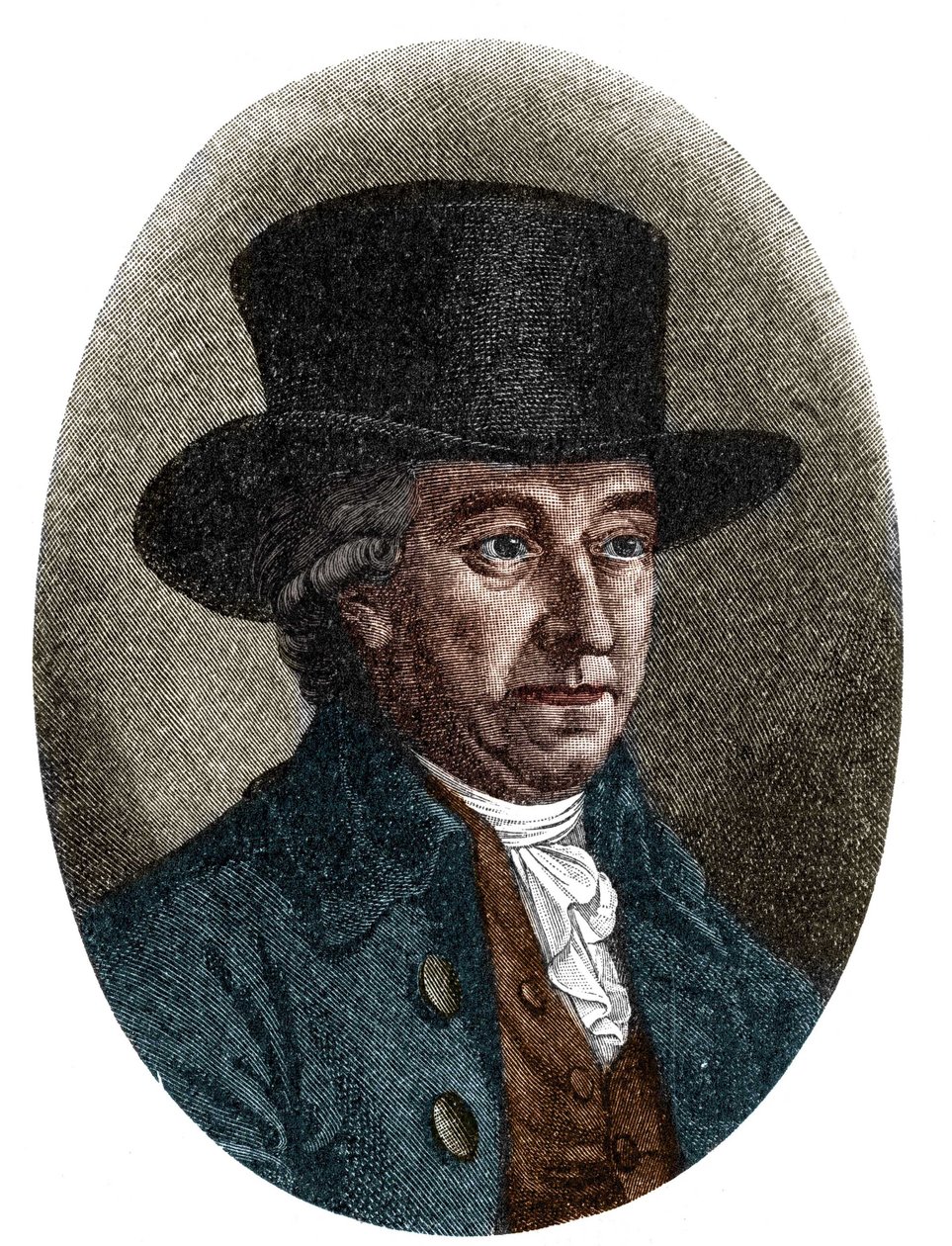 Portret Justusa Mosera (lub Mosers lub Moeser autorstwa Unknown artist