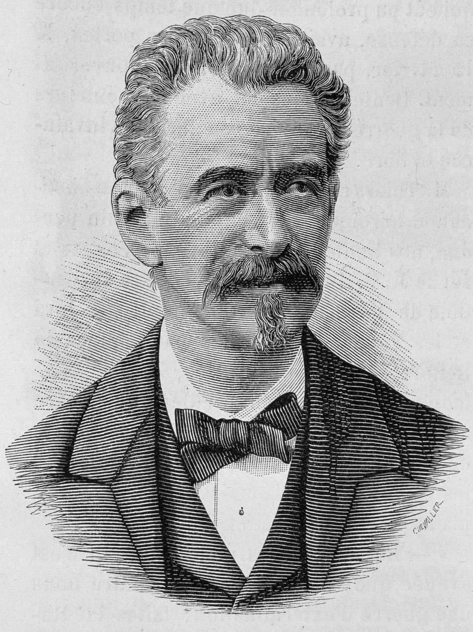 Portret Kellera. Rycina z końca XIX wieku w „Histoire de France” H. Martina. autorstwa Unknown artist