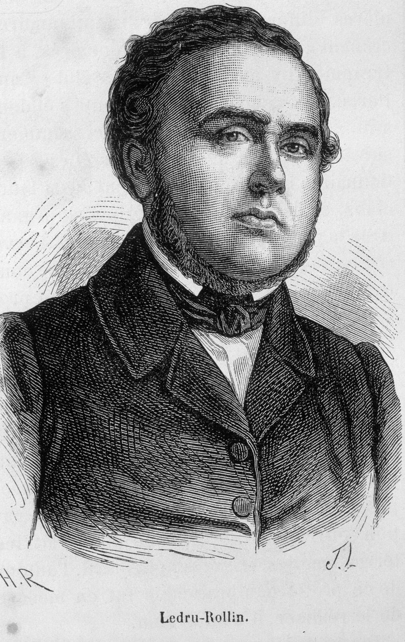 Portret Ledru Rollina (Ledru-Rollin), francuskiego polityka (1807 - 1874) autorstwa Unknown artist