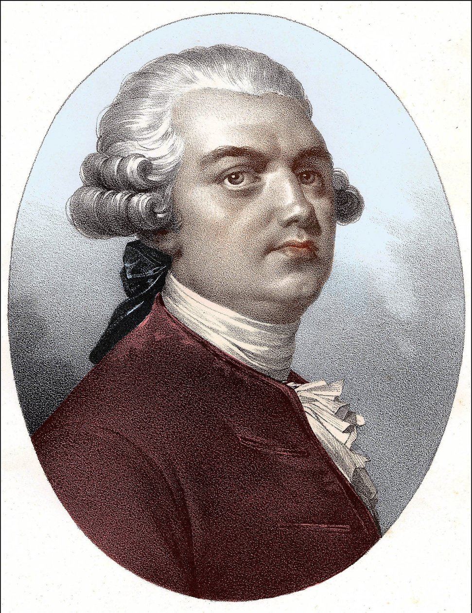 Portret Lekaina (Henri Louis Cain (Henri-Louis Le Kain) (1729-1778) autorstwa Unknown artist
