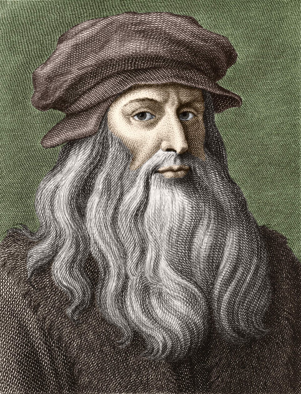 Portret Leonarda da Vinci autorstwa Unknown artist