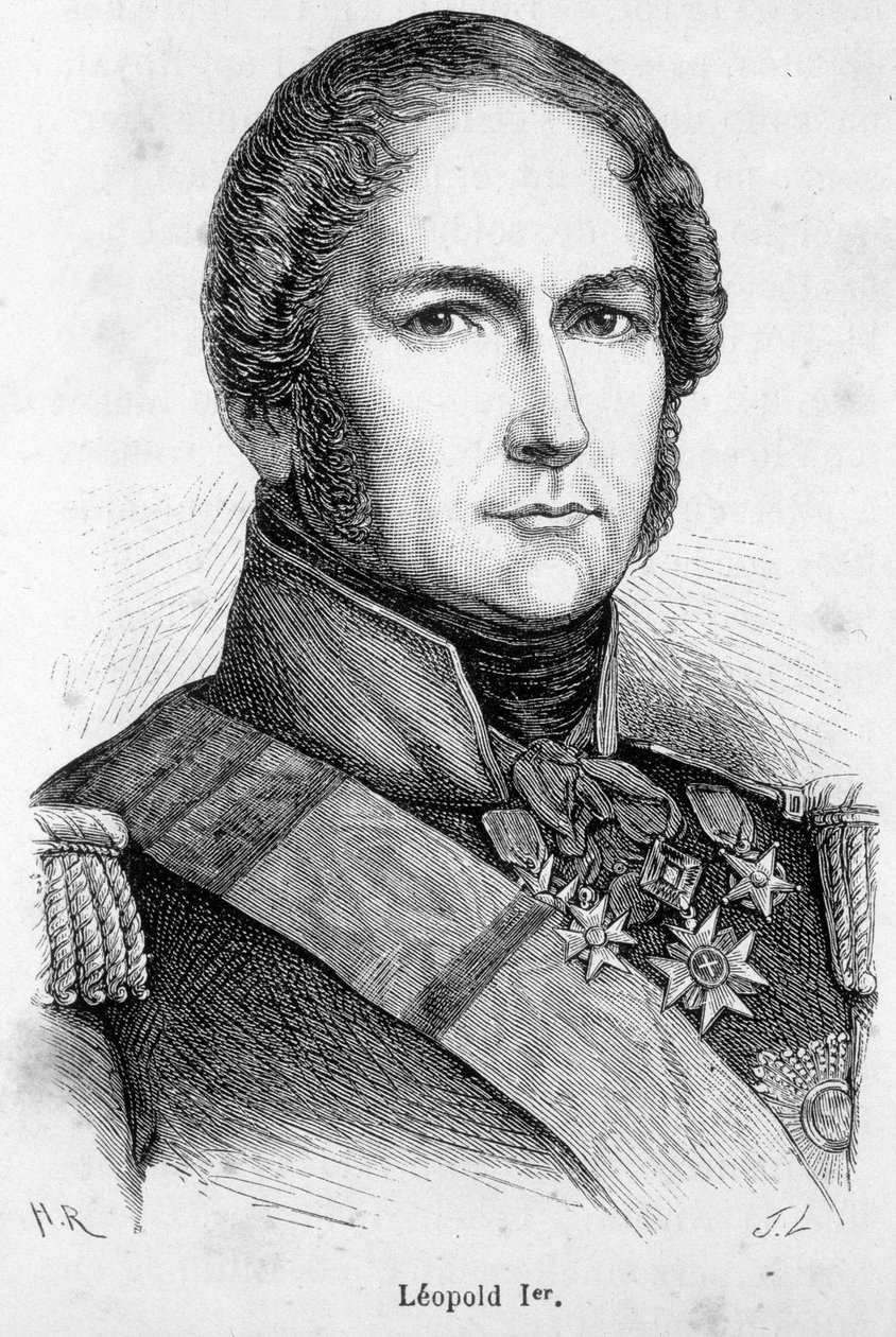 Portret Leopolda I z Saksonii Cobourg Gotha (Saksonia-Coburg-Gotha autorstwa Unknown artist