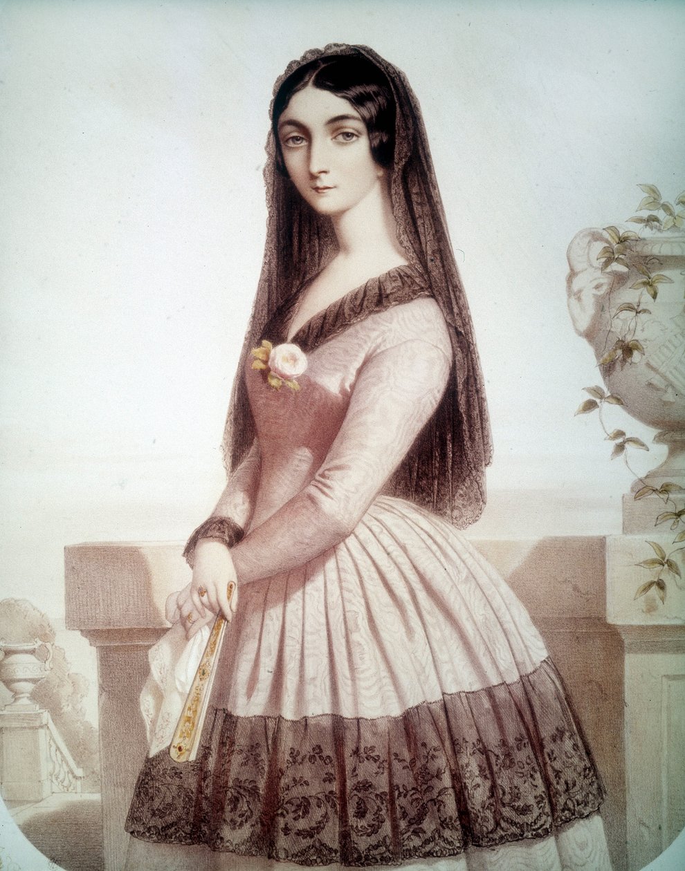 Portret Loli Montes ou Montez (lub Marii Dolores Gilbert) (1818-1861), ulubiony przez Ludwika I de Baviere autorstwa Unknown artist