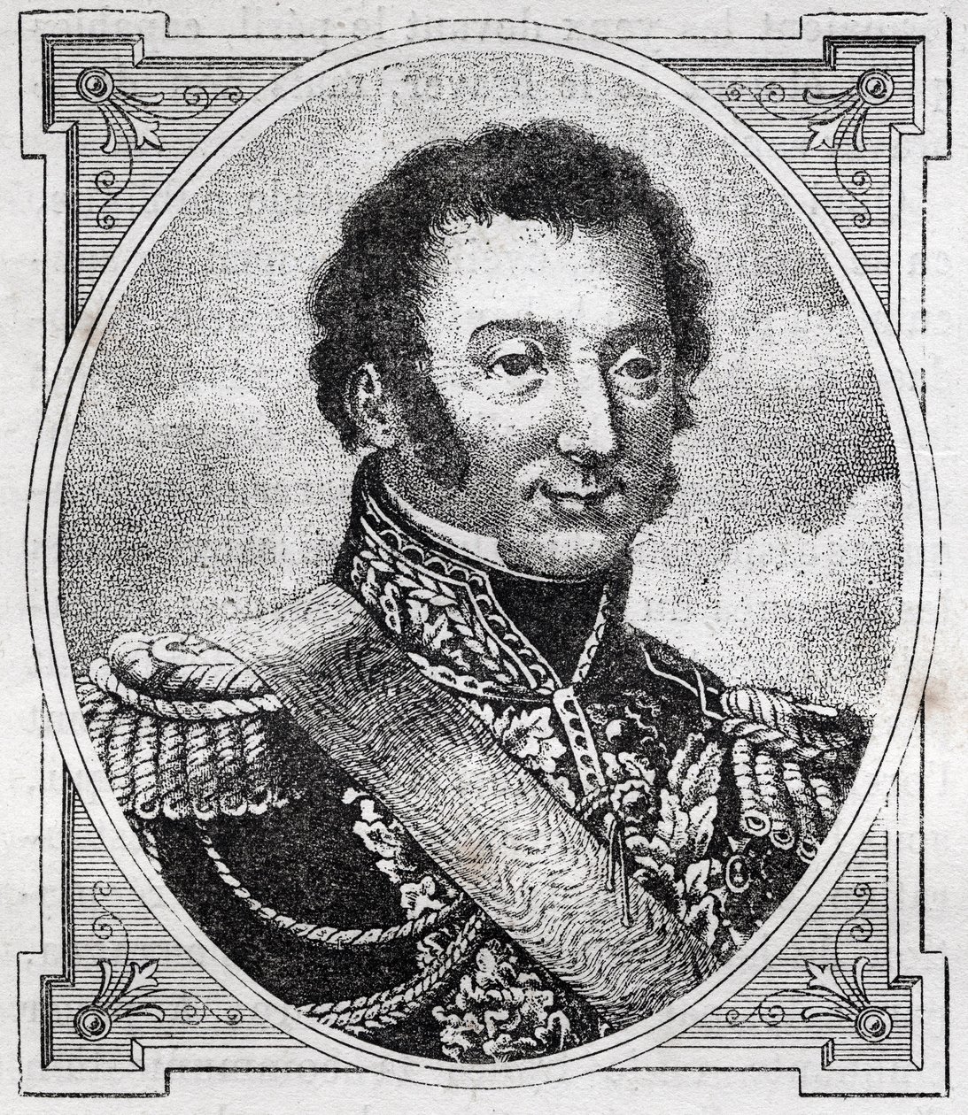 Portret Louisa Auguste Victora de Ghaisne de Bourmont (1773-1846), marszałka Francji. autorstwa Unknown artist