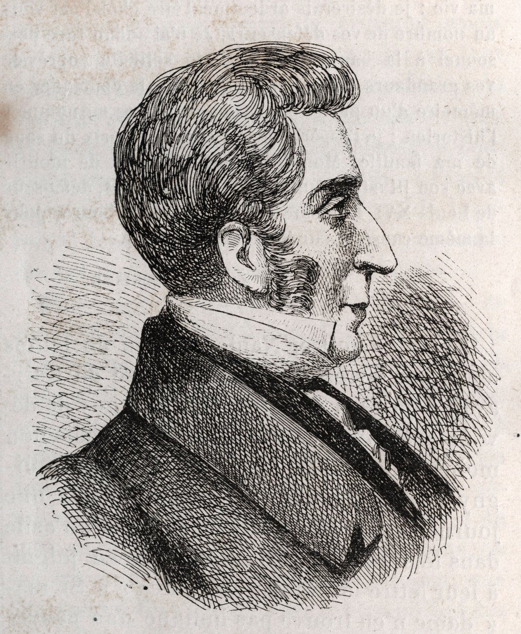 Portret Louis Charles Bonaventure Pierre, hrabia Mesnard 1769-1842 - grawerowanie autorstwa Unknown artist