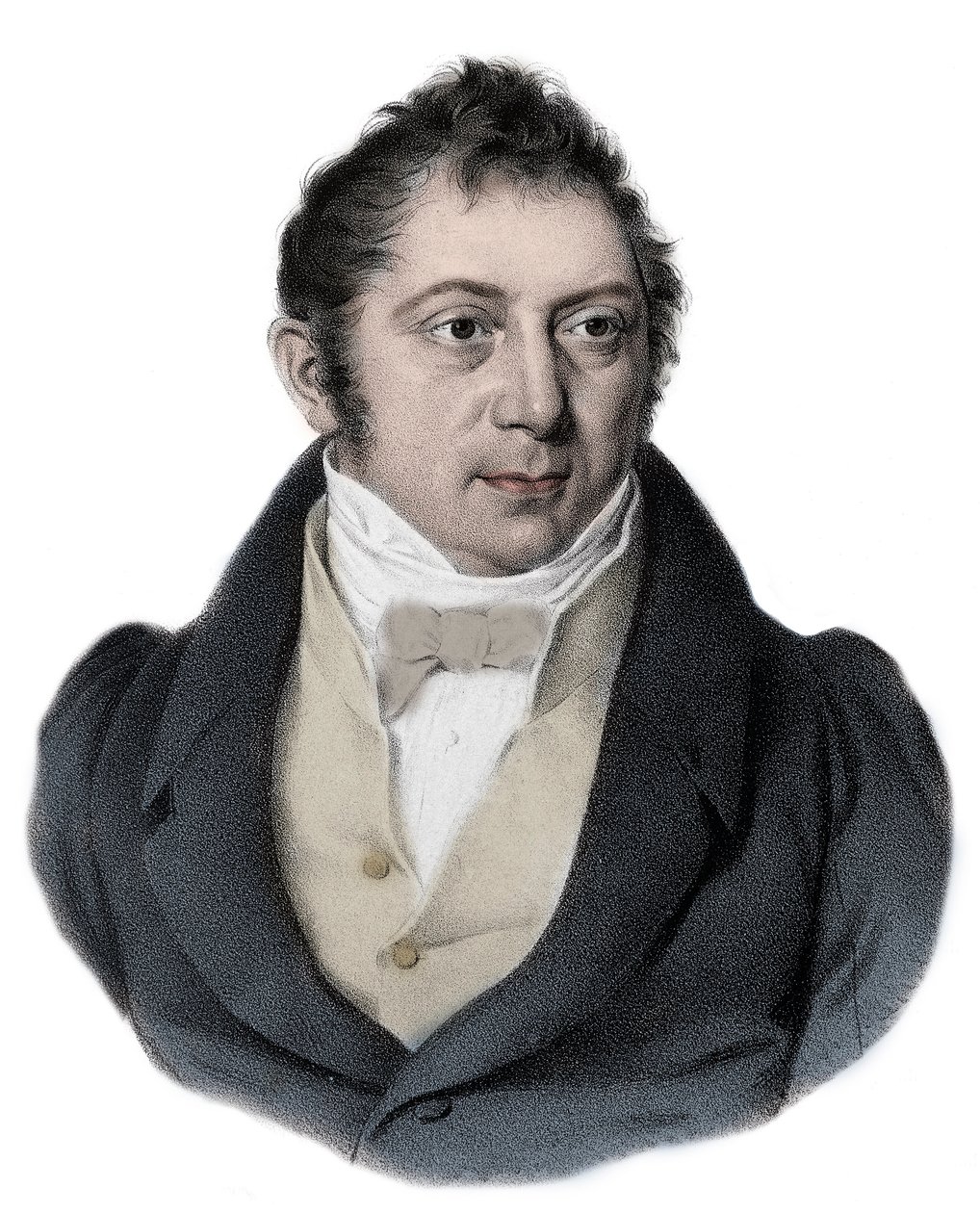 Portret Louisa Ludwiga Spohra (1784 - 1859) niemieckiego kompozytora, skrzypka i dyrygenta. autorstwa Unknown artist