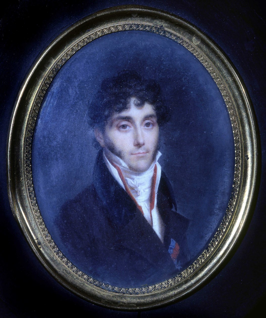 Portret Louisa Mathieu, hrabiego Molè (1781 - 1855), medalion autorstwa Unknown artist