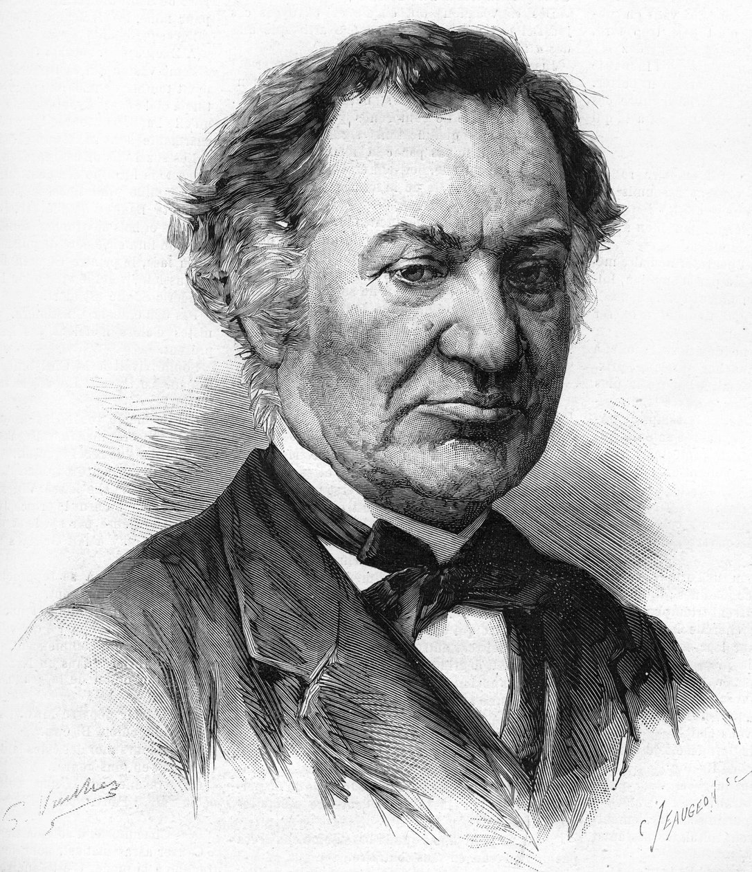 Portret Louisa Veuillota (1813-1883), francuskiego dziennikarza i pisarza. autorstwa Unknown artist