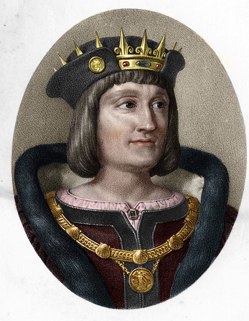 Portret Ludwika XII. Król Francji 1462-1515. autorstwa Unknown artist