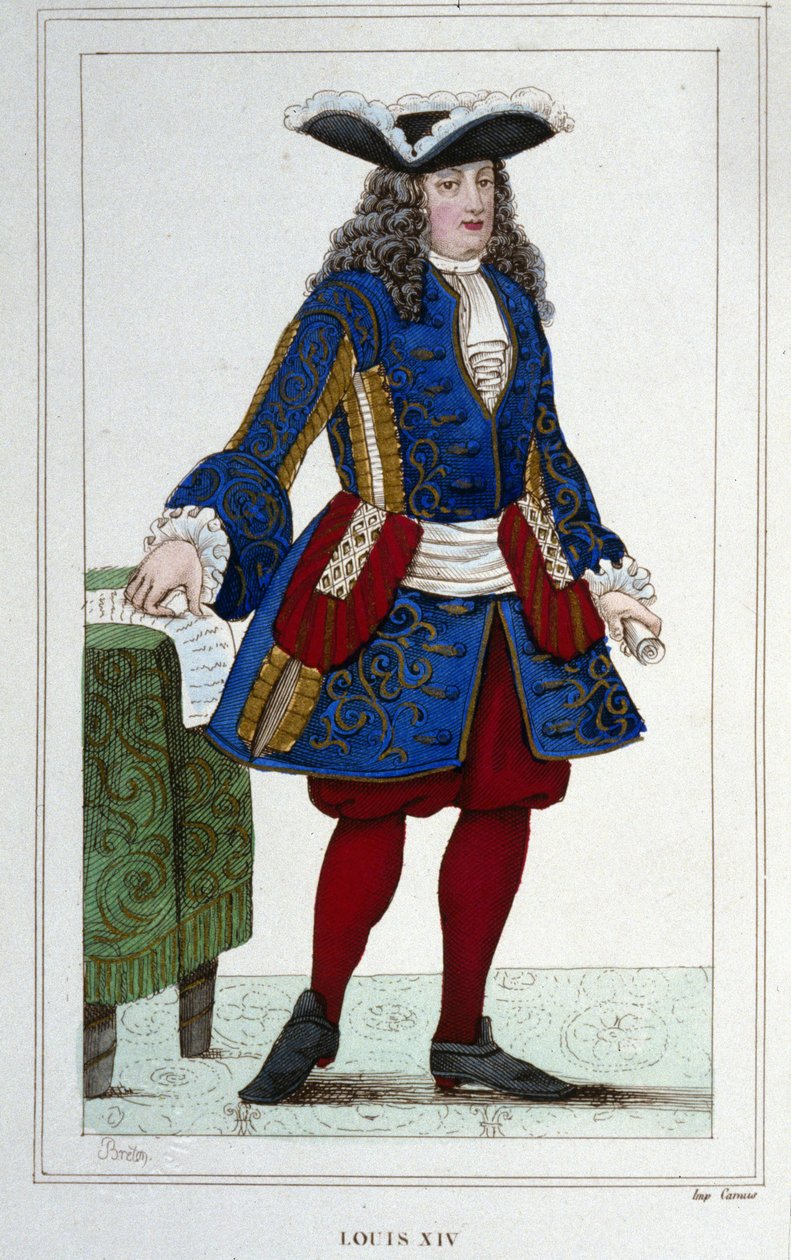 Portret Ludwika XIV (1638-1715), króla Francji. autorstwa Unknown artist