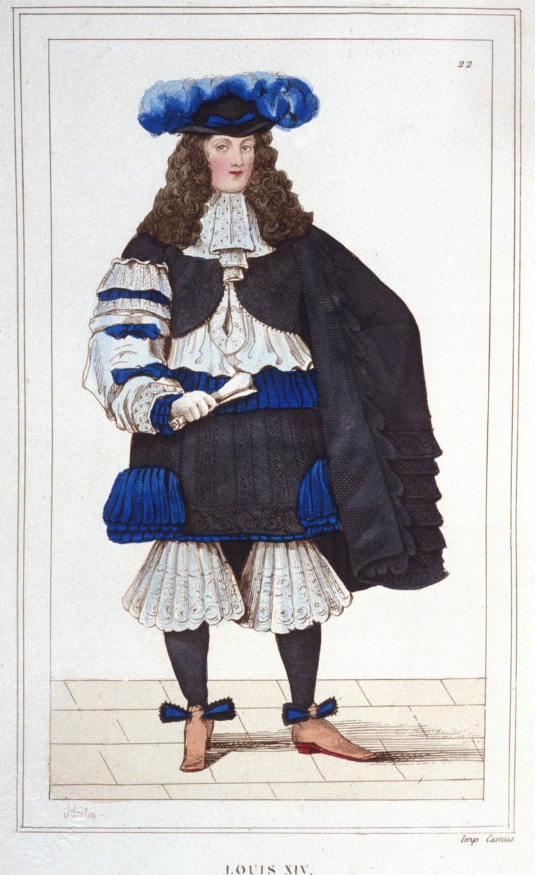 Portret Ludwika XIV (1638-1715), króla Francji. autorstwa Unknown artist