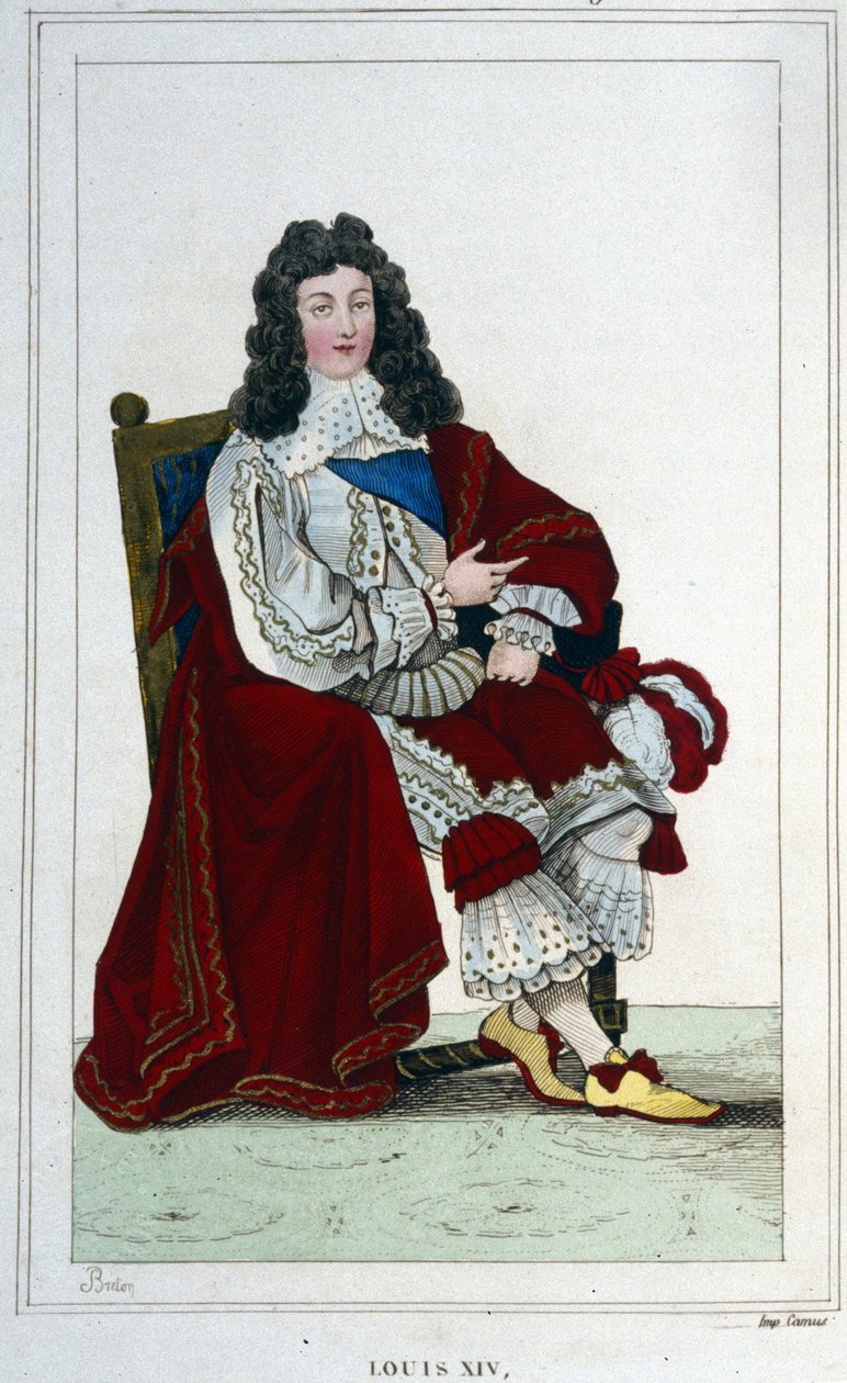 Portret Ludwika XIV (1638-1715), króla Francji. autorstwa Unknown artist