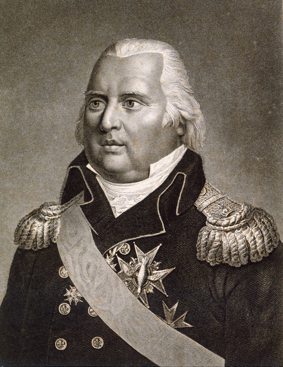 Portret Ludwika XVIII (1755 - 1824), króla Francji autorstwa Unknown artist