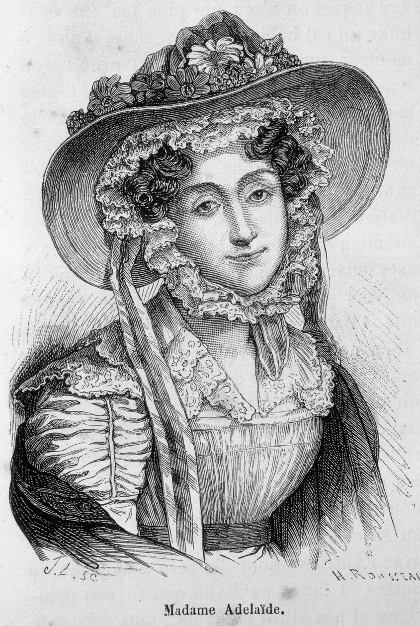 Portret Madame Adelaide autorstwa Unknown artist