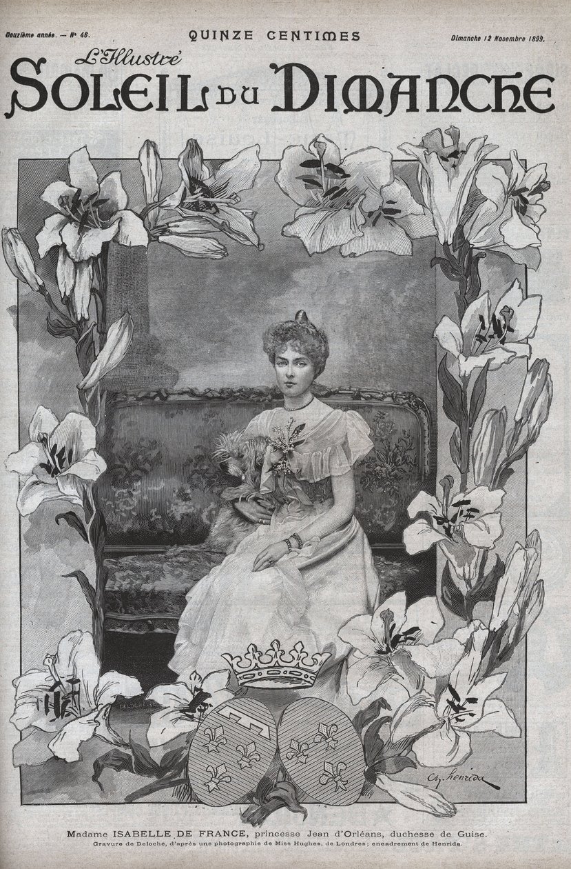 Portret Madame Isabelle z Francji (1878-1961), księżniczki Jean d