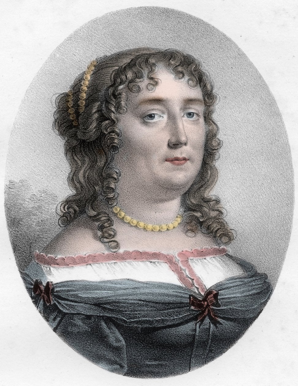 Portret Madame de Scudery (1607-1701) - Portret Madame de Scudery (lub Madeleine de Scuderi (1607 - 1701), francuska literatka) autorstwa Unknown artist