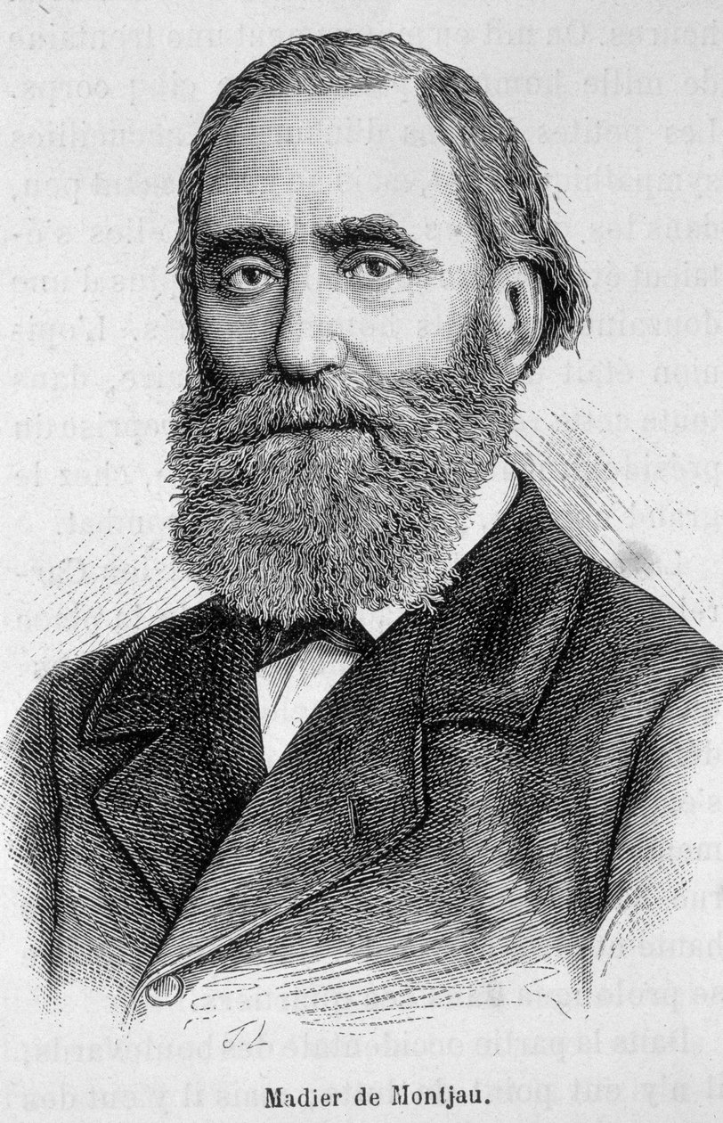 Portret Madier de Montjau, francuskiego parlamentarzysty z XIX wieku. autorstwa Unknown artist
