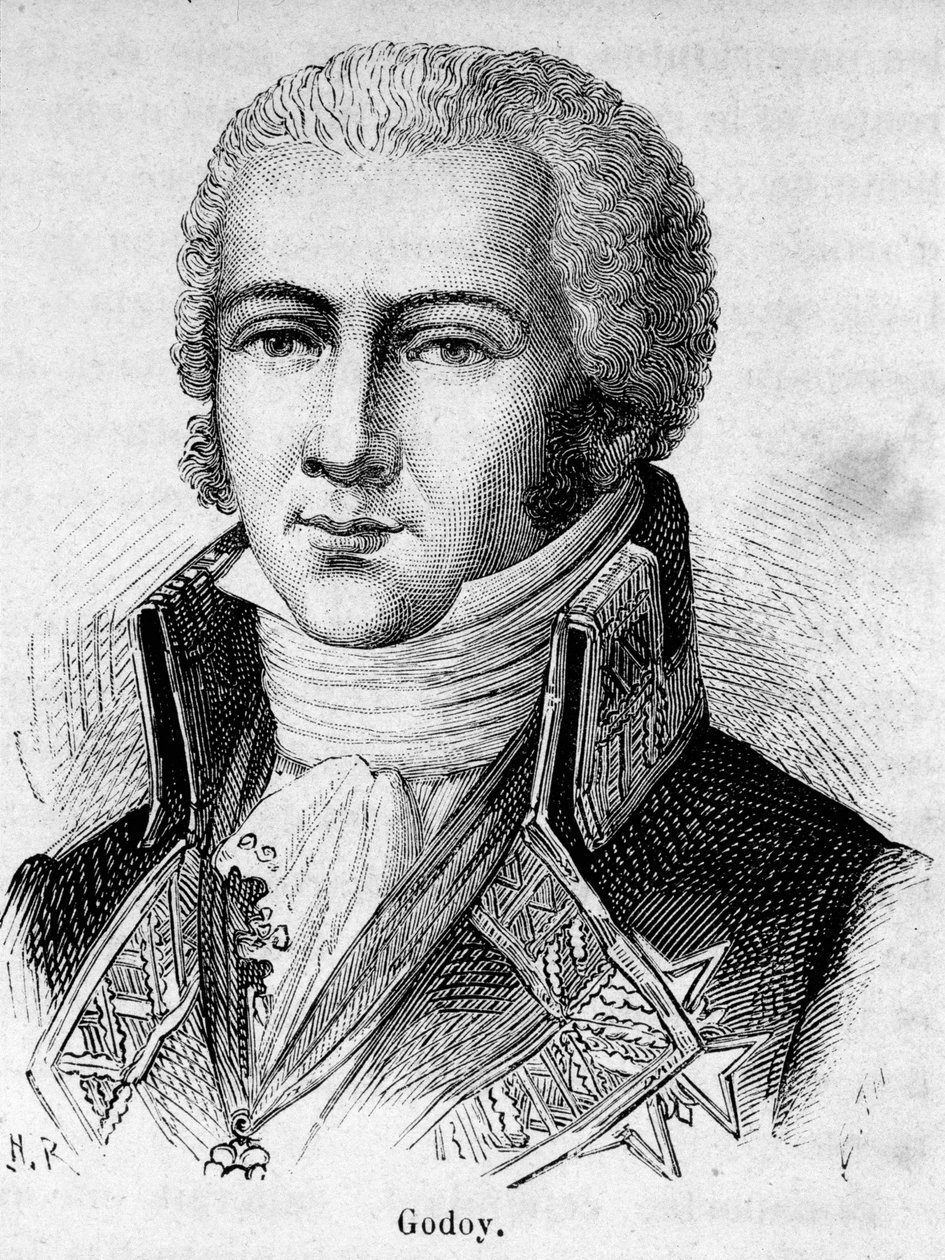 Portret Manuela de Godoy, księcia Alcudii, księcia pokoju (1767-1851), hiszpańskiego polityka. autorstwa Unknown artist