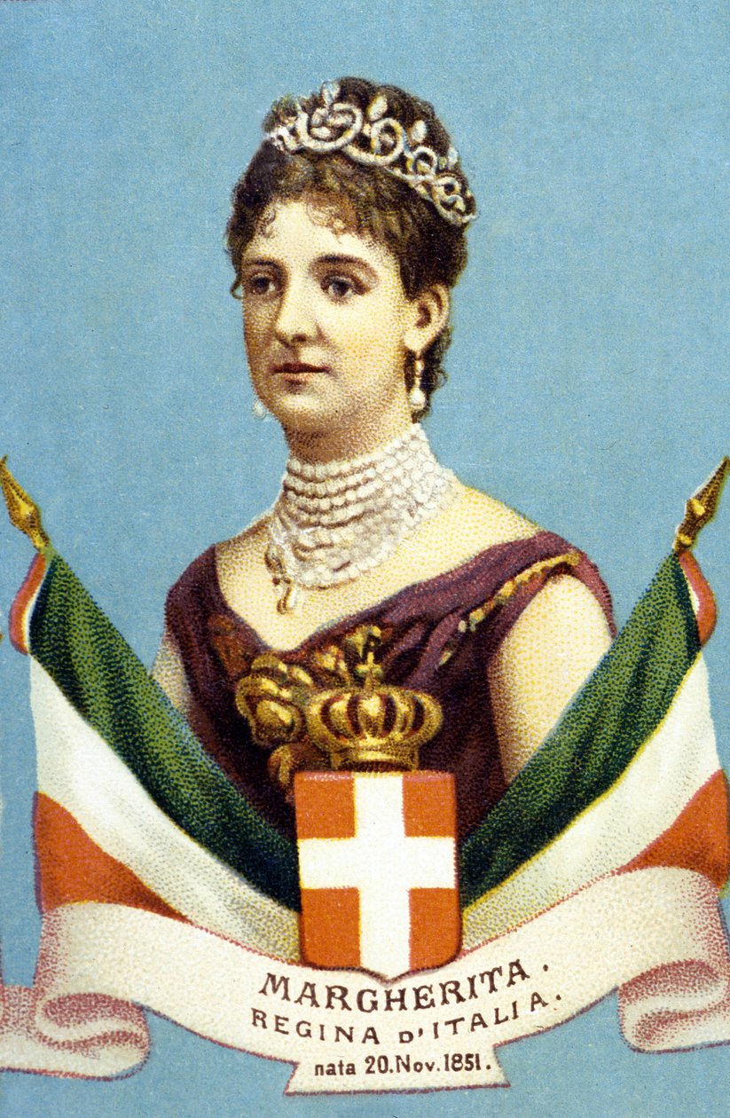 Portret Margarity Savoy Genes (Margherita of Savoy autorstwa Unknown artist