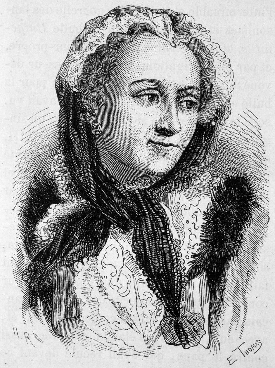 Portret Marii Leszczyńskiej (1703 - 1768). Rycina z końca XIX wieku w „Histoire de France” H. Martina. autorstwa Unknown artist
