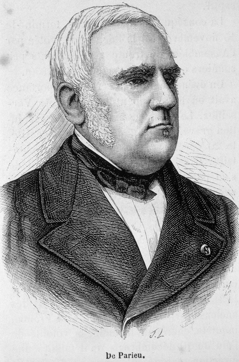 Portret Marie Louis Esquirou de Parieu, francuskiego polityka (1815-1893) autorstwa Unknown artist