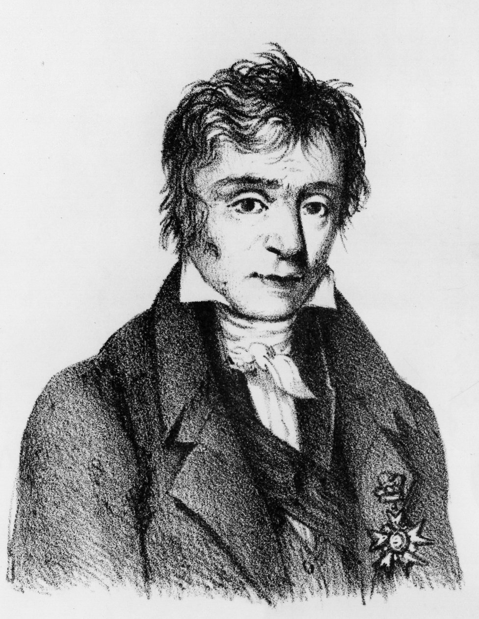 Portret Marie Riche, barona de Prony (1755-1839), francuskiego inżyniera. autorstwa Unknown artist