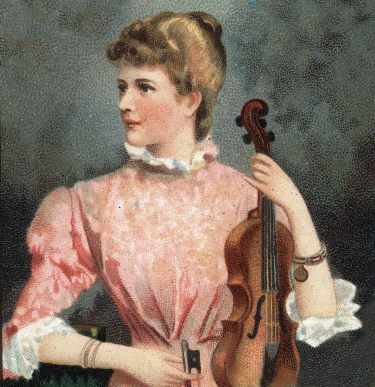 Portret Marii Żołnierki (1863-1955), skrzypaczki. autorstwa Unknown artist