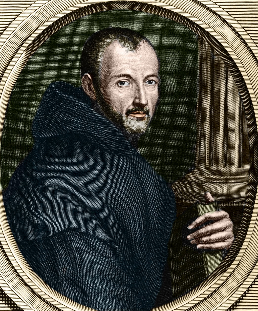 Portret Marin Mersenne (1588 - 1648), z Zakonu Ojców Minimalu autorstwa Unknown artist