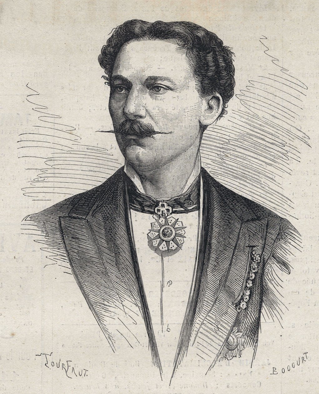 Portret Mariusa Cazeneuve (1839-1913) francuskiego prestidigitatora. autorstwa Unknown artist