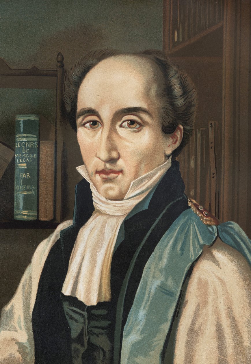 Portret Mathieu Josepha Bonawentury Orfila. Francuski lekarz i chemik pochodzenia hiszpańskiego (Mah¿n autorstwa Unknown artist