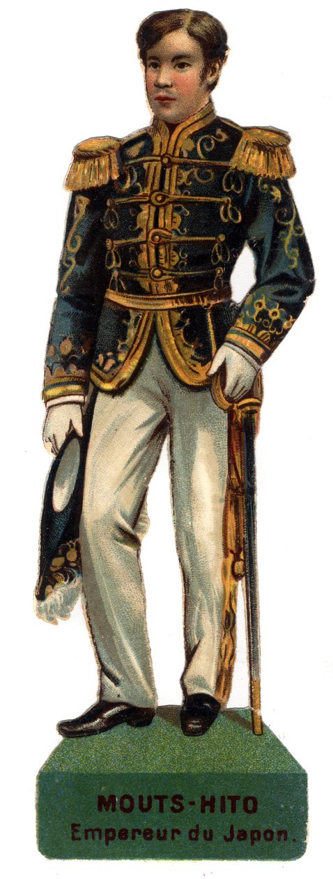 Portret Meiji Ten Dit Mutsuhito (Moutes może być jego hitem w prześcieradła autorstwa Unknown artist