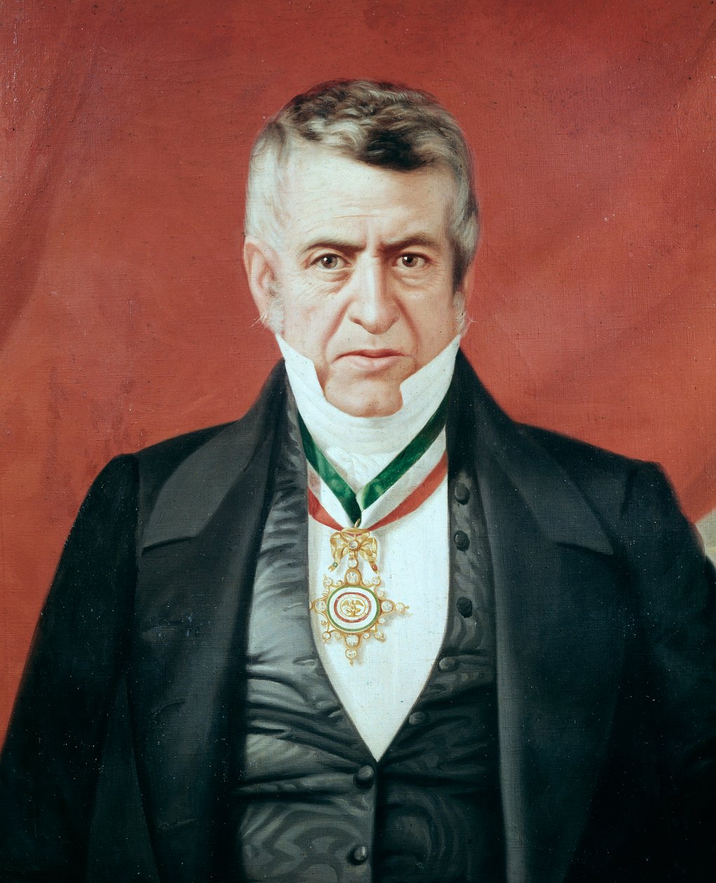 Portret prezydenta Meksyku Jose Manuela de la Pena y Pena (1789-1850) Malarstwo anonimowe, ca. 1847-1848 Narodowe Muzeum Historyczne, Chateau de Chapultepec w Meksyku autorstwa Unknown artist
