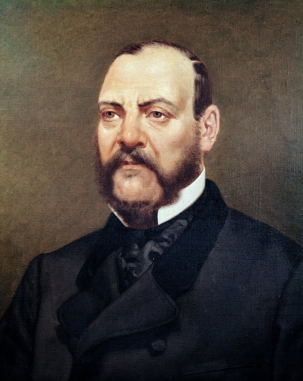 Portret meksykańskiego polityka Ignacio Comonforta (1812-1863) Anonimowe malowanie - XIX-wieczne miasto Meksyk, Narodowe Muzeum Historyczne, Chateau de Chapultepec autorstwa Unknown artist