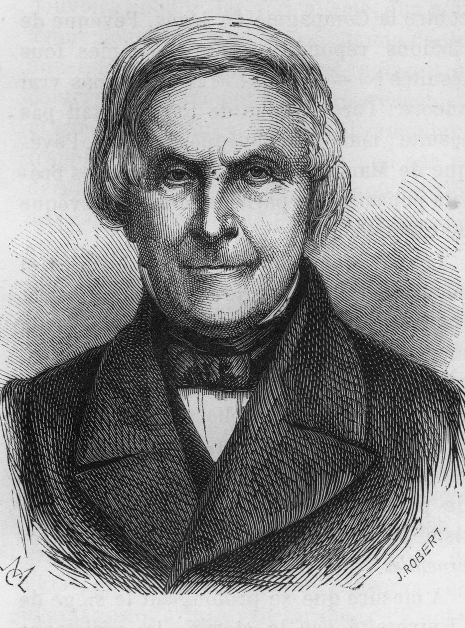 Portret Micheleta, francuskiego historyka i pisarza (1798 - 1874) autorstwa Unknown artist