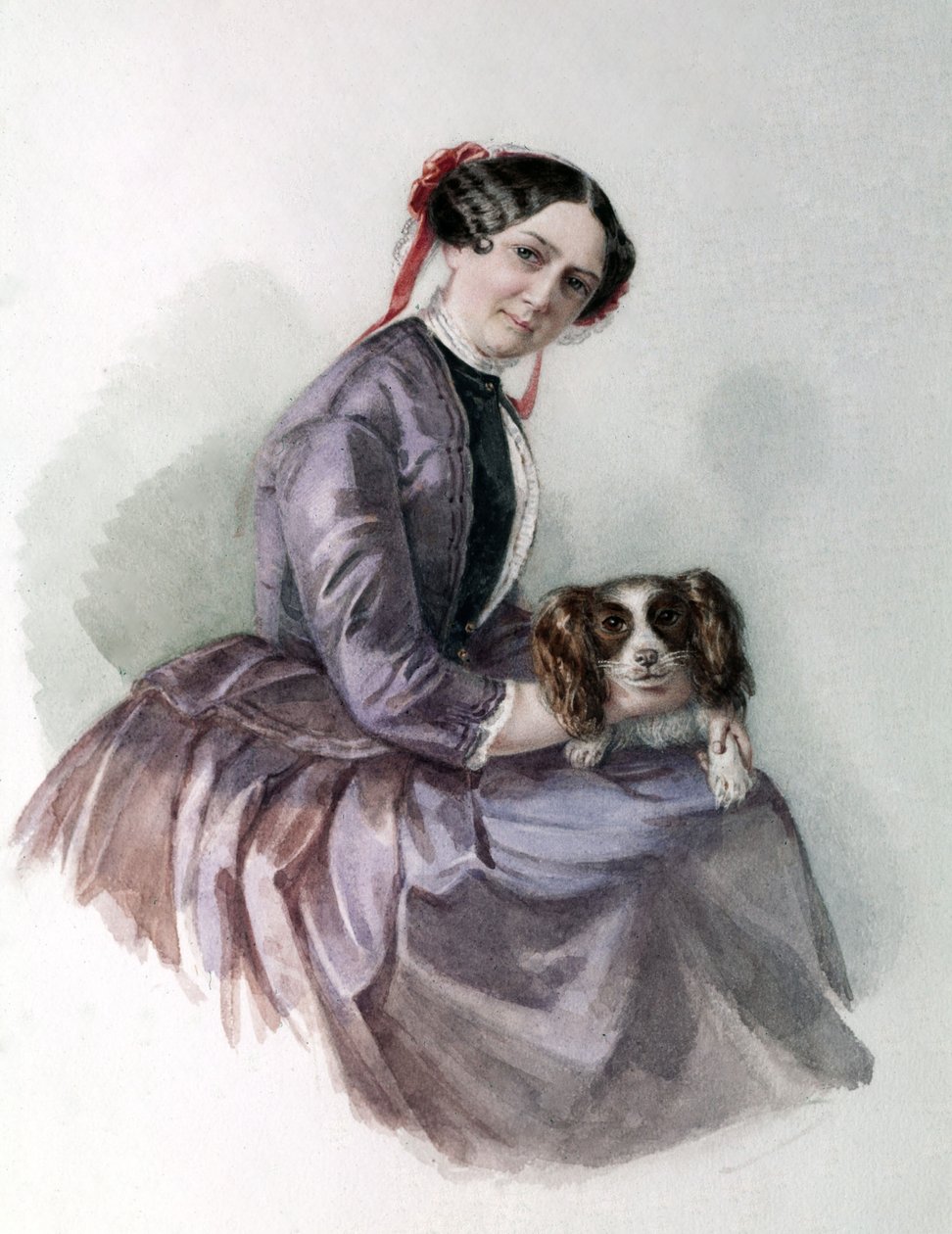 Portret Minny Wagner, żony Ryszarda Wagnera, Wagner Museum Bayreuth. autorstwa Unknown artist