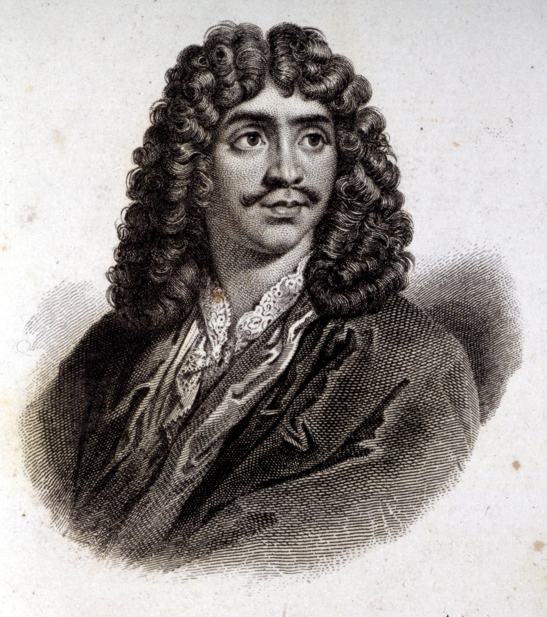 Portret Moliera, rycina z XIX wieku autorstwa Unknown artist