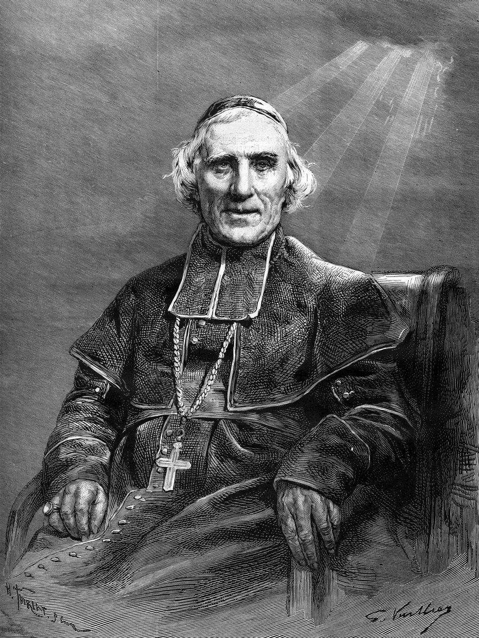 Portret prałata: Josepha Hippolyte Guiberta (1802-1886). autorstwa Unknown artist