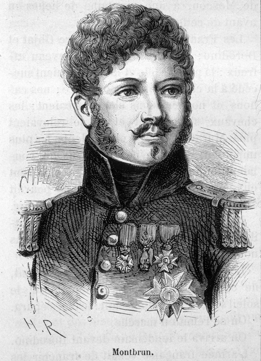 Portret Montbruna. Rycina z końca XIX wieku w „Histoire de France” H. Martina. autorstwa Unknown artist