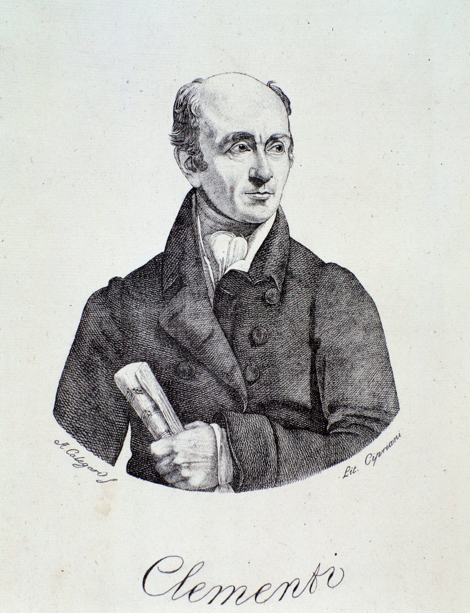 Portret Muzio Clementiego (rycina) autorstwa Unknown artist