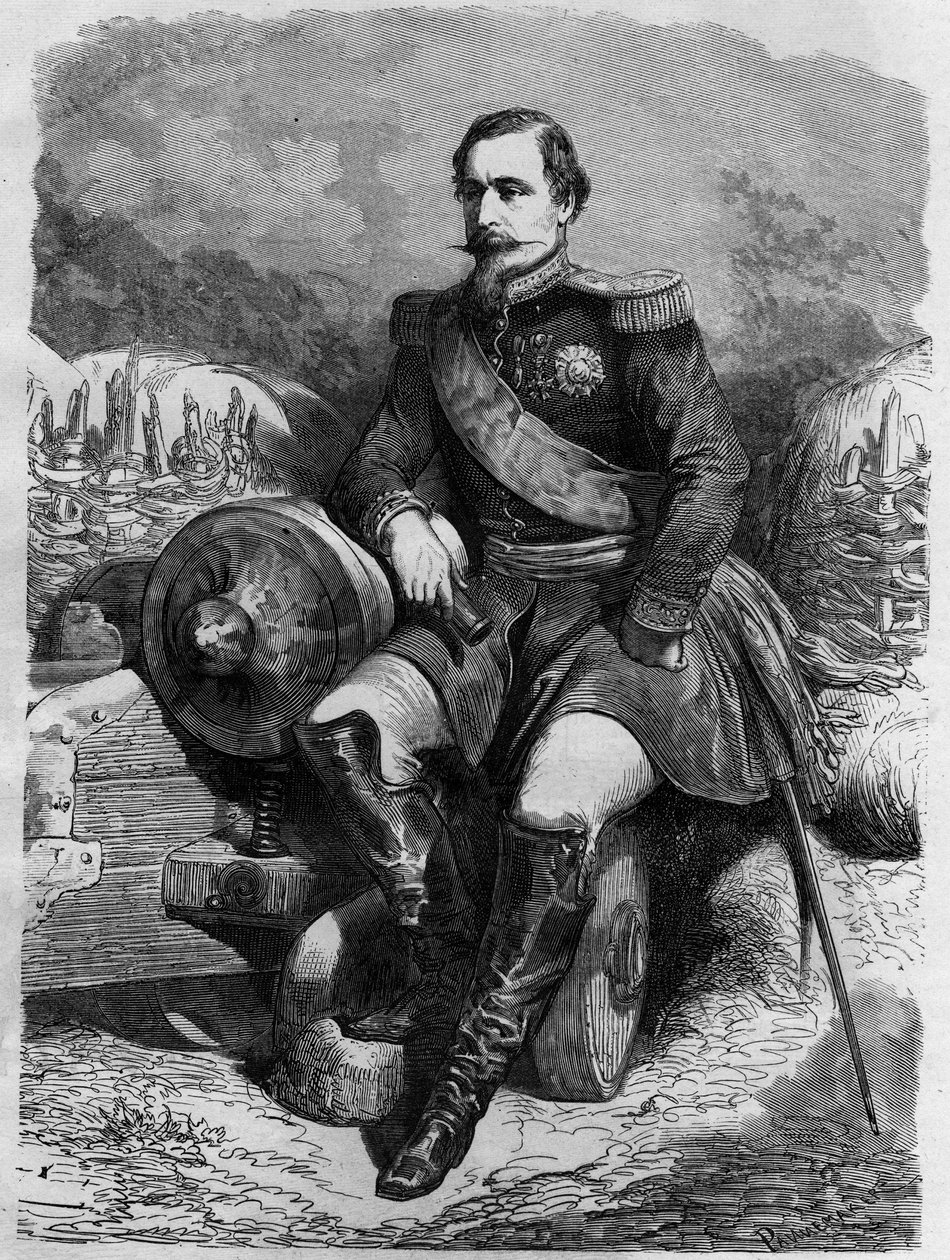Portret Napoleona III (1808-1873), cesarza Francuzów. autorstwa Unknown artist