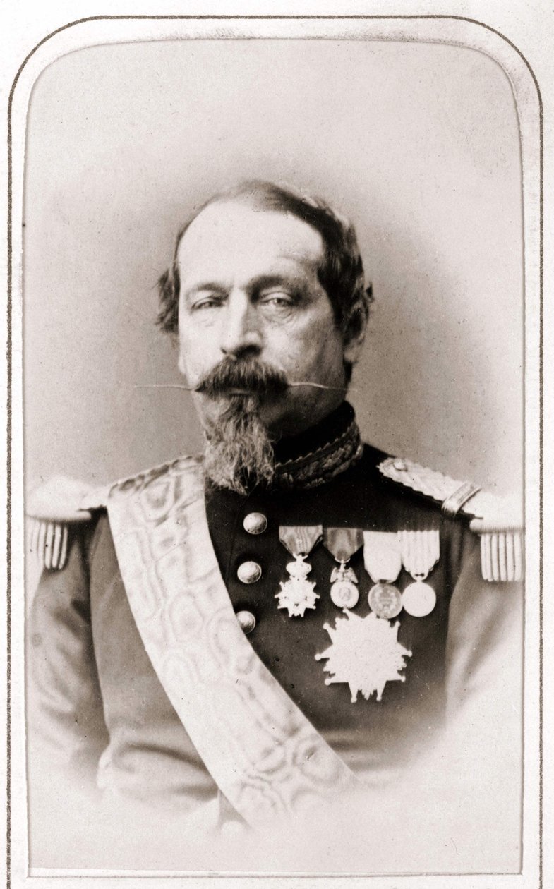 Portret Napoleona III. Fotografia XIX wieku. autorstwa Unknown artist