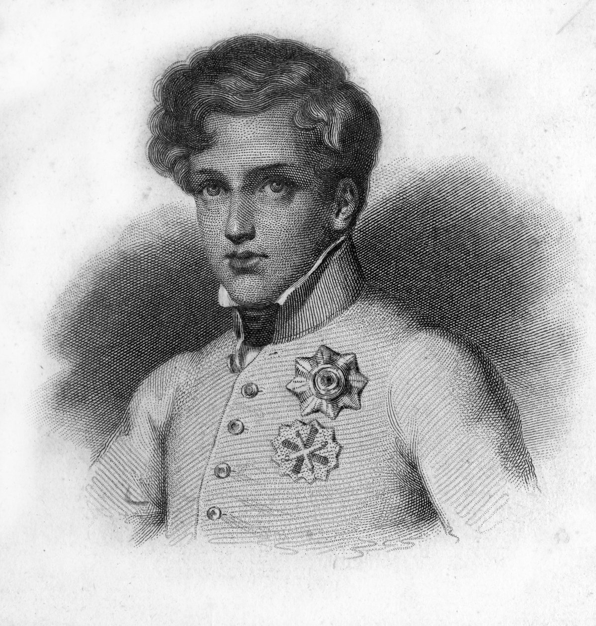 Portret Napoleona II, syna Napoleona I, księcia Reichstadt (1811-1832) autorstwa Unknown artist