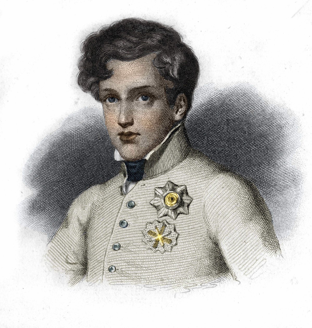 Portret Napoleona II, syna Napoleona I, księcia Reichstadt (1811-1832) autorstwa Unknown artist