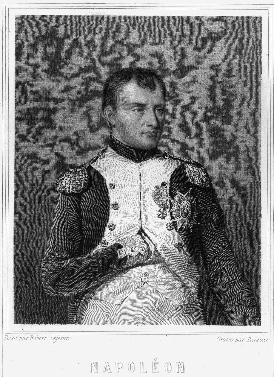 Portret Napoleona I (1769 - 1821), cesarza Francuzów - w „Histoire des Français” Lavallée, rycina, sd. autorstwa Unknown artist