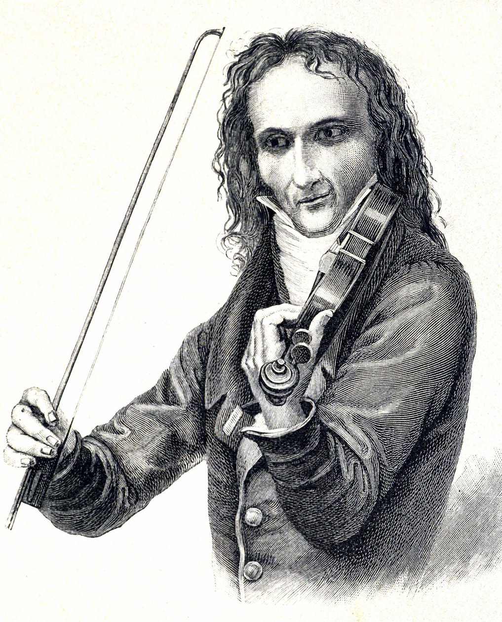 Portret Niccola Paganiniego (1782 - 1840) autorstwa Unknown artist