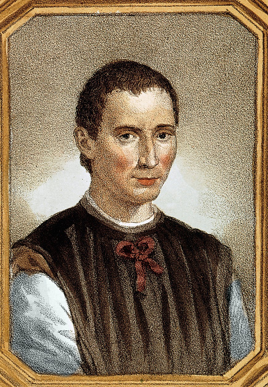 Portret Niccolo – Bernardo dei Machiavelli (Nicolas Machiavel autorstwa Unknown artist